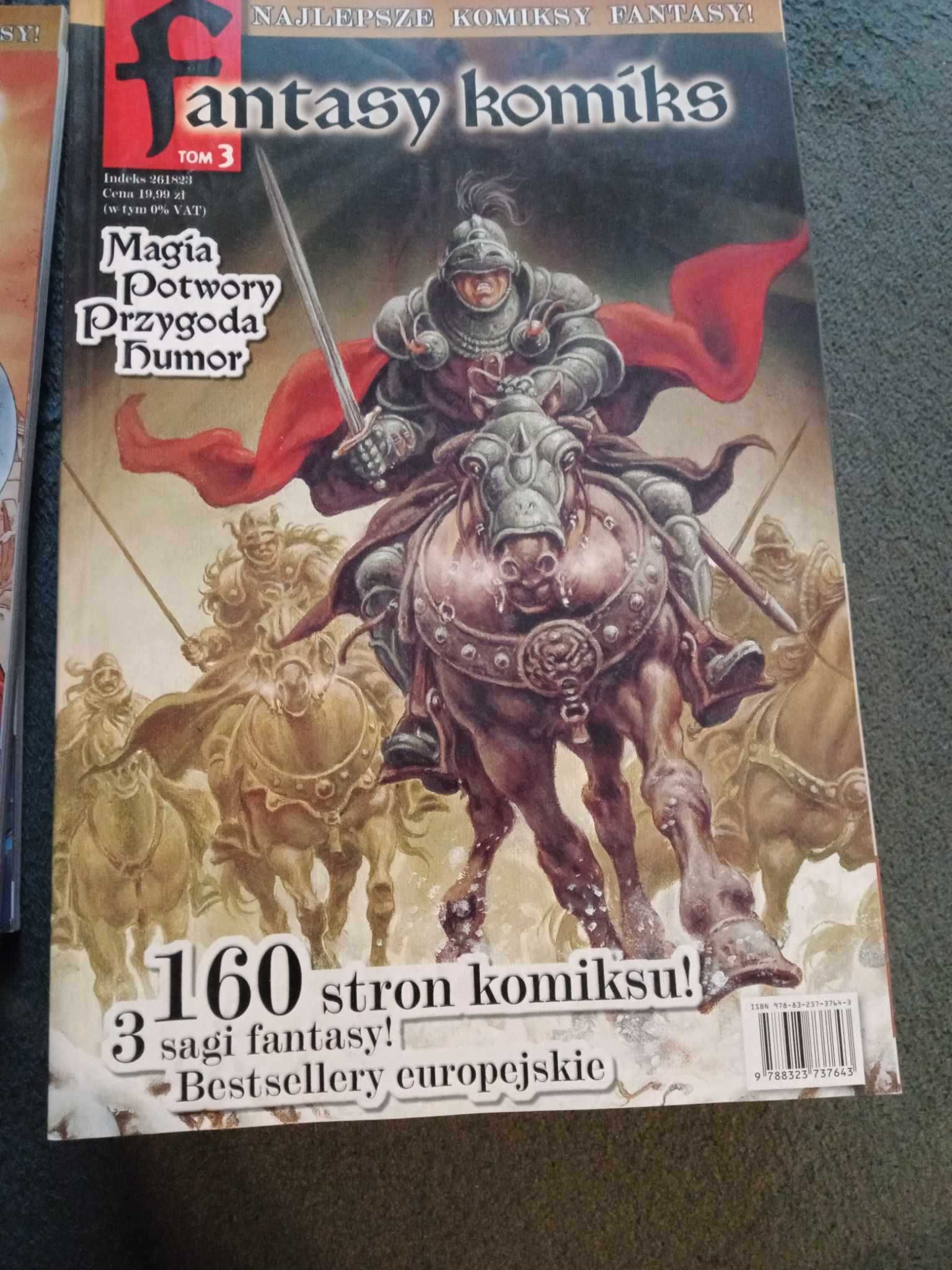 Fantasy Komiks nr 1 - 12 bez11 numeru (2010 r.)