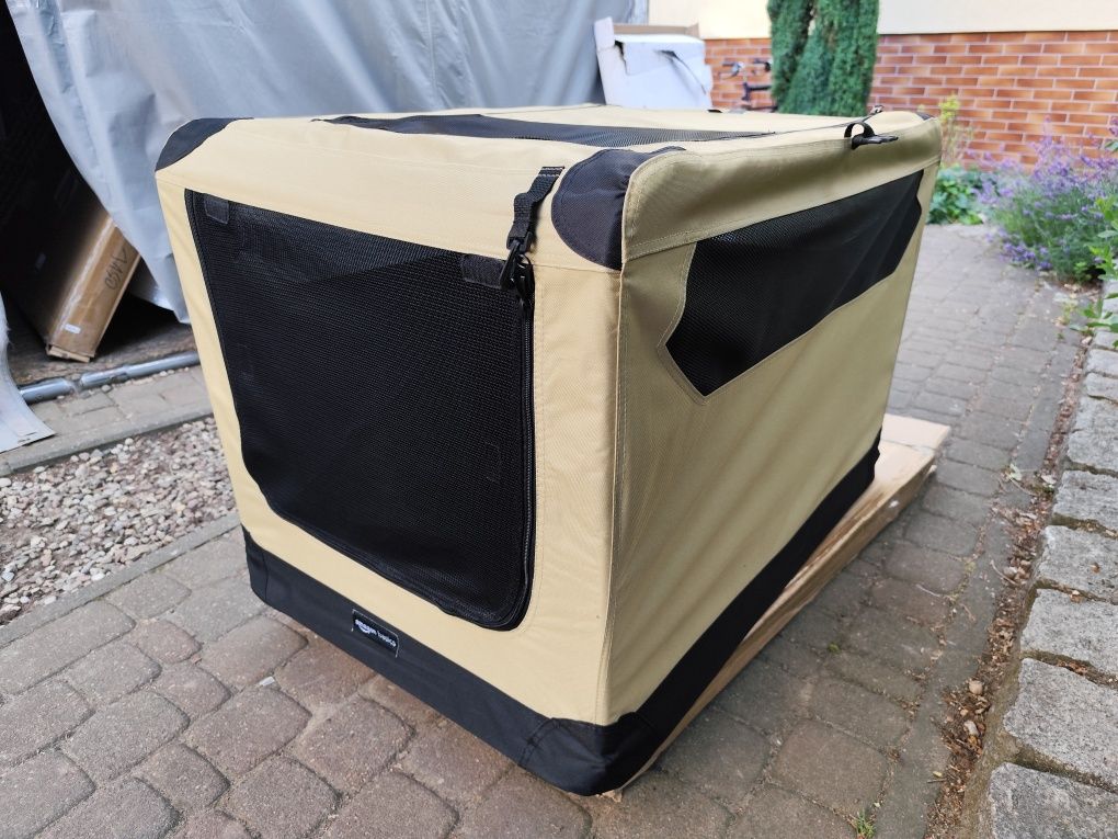 Materiałowy transporter KOJEC dla zwierząt Amazon Basics 90x62x60 cm