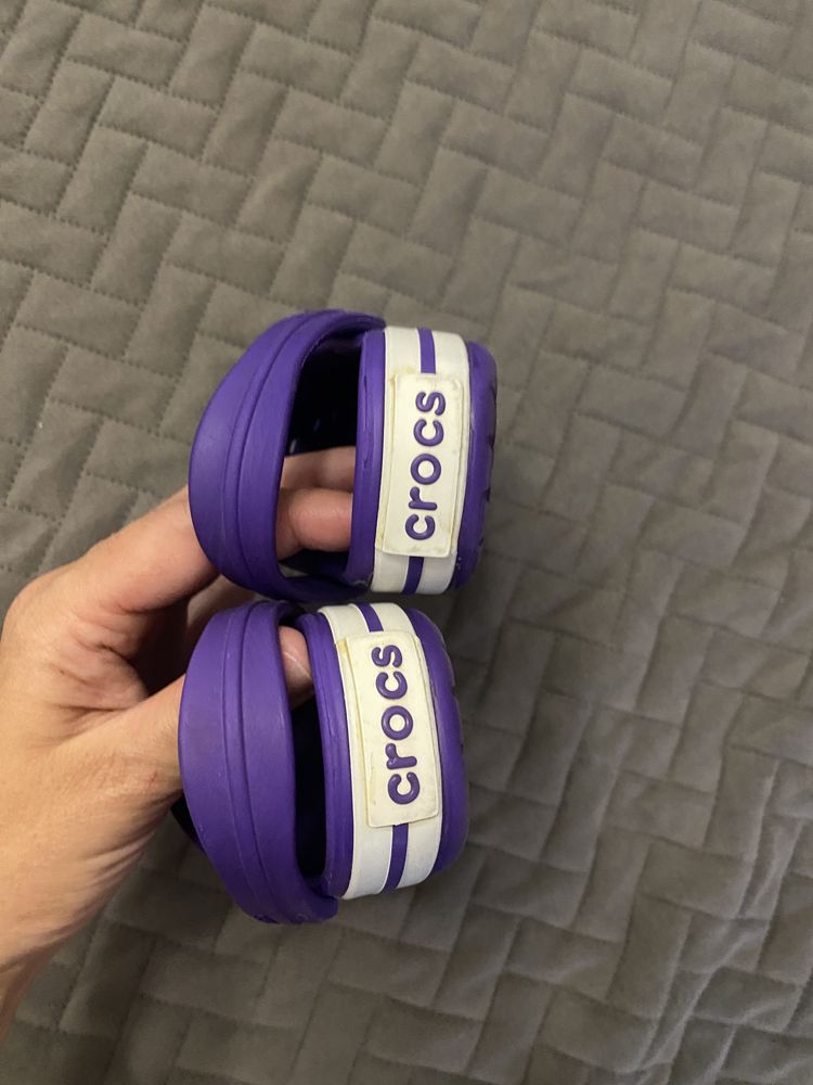 Crocs c7 фіолетові в гарному стані
