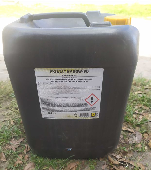 Продам масло трансмиссионное Prista EP 80W-90