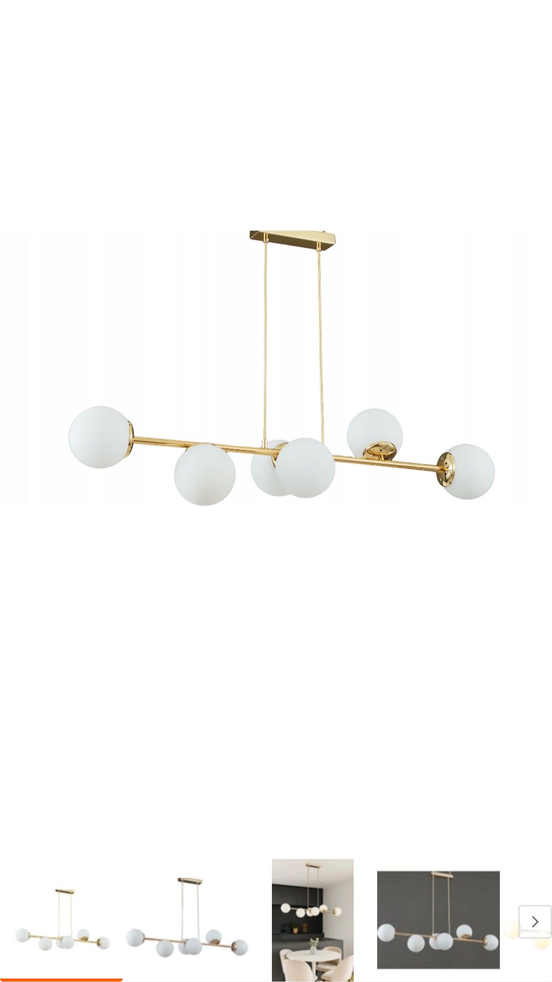 Lampa wisząca kule