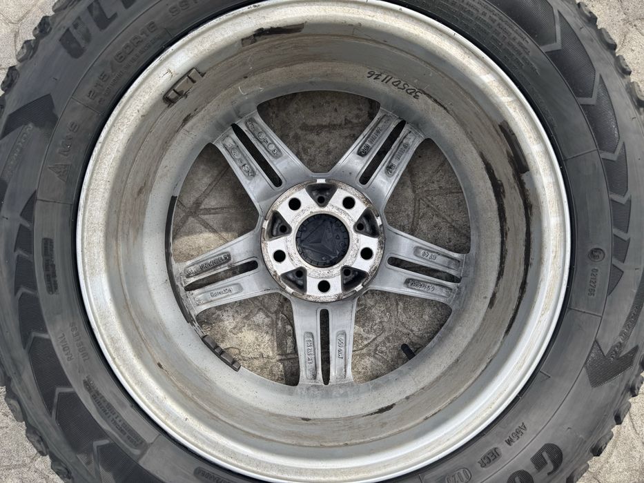 Легкосплавні диски + зимова шипована резина GoodYear 215/60 R16 W639
