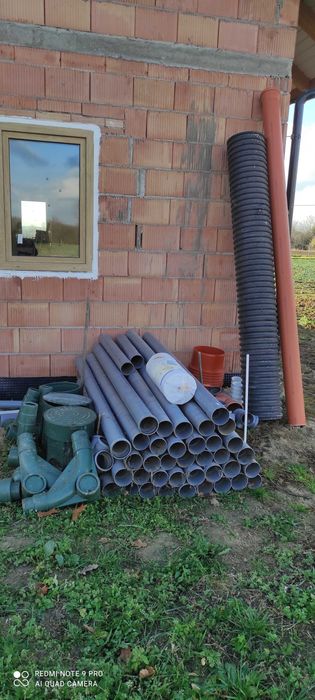 Drenaż, oczyszczalnia, rury kanalizacyjne