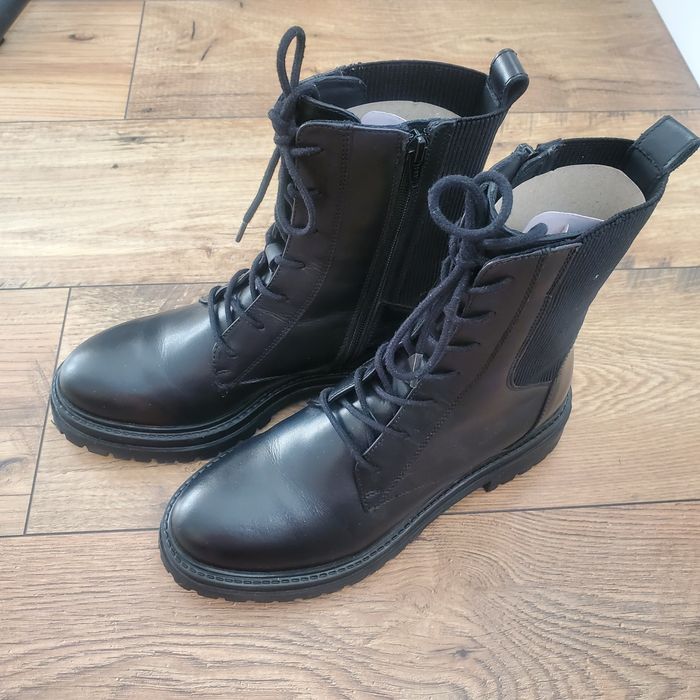 Geox шкіряні жіночи черевики берці ботинки 37р