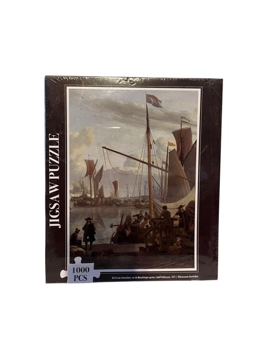 Puzzle Dzieła Mistrzów obraz Amsterdam Ludolfa Bakhuysena 1000 el.