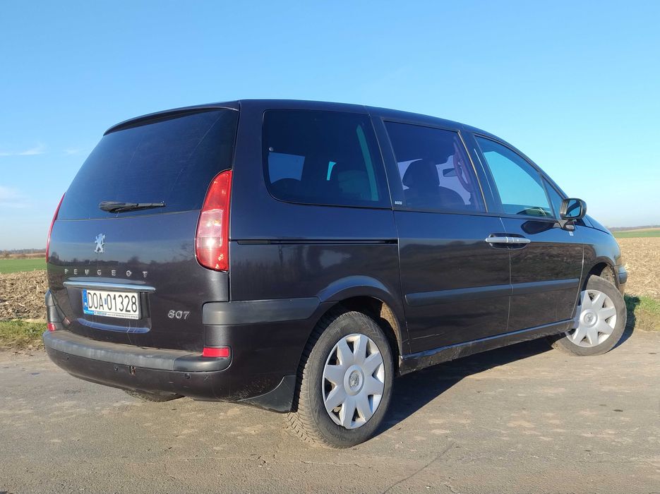 Peugeot 807, 1 właściciel, z polskiego salonu, klima, ważne BT i OC