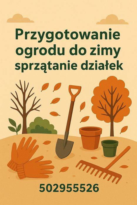 Pielęgnacja ogrodów,koszenie,przycinanie, grabienie,sprzątanie działek