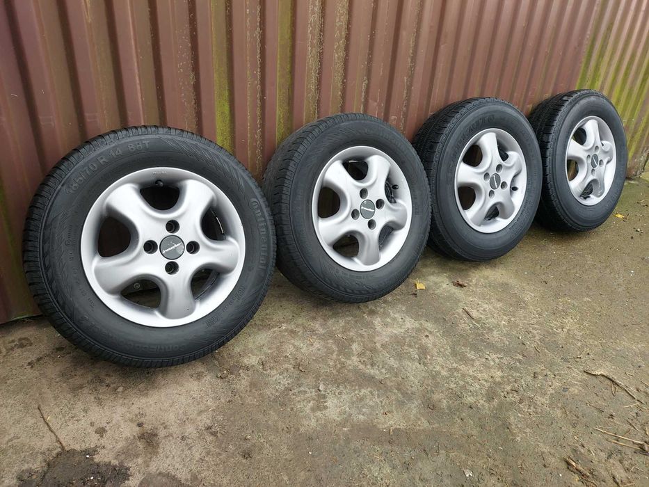 Alufelgi 5.5x14 ET49 Opel 4x100 koła letnie Irmscher KBA43036 4szt