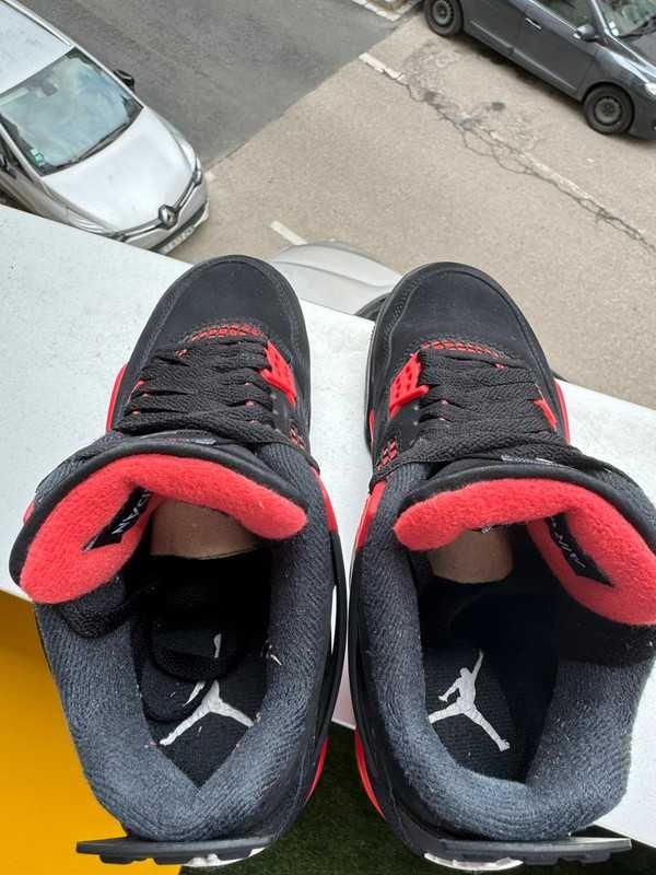 Nike Air Jordan 4 Retro Red Thunder Eu 40