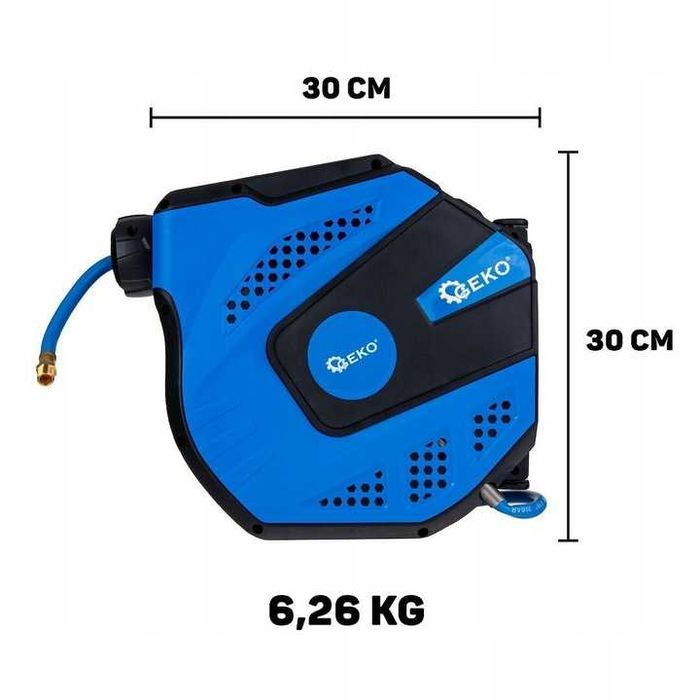 Wąż pneumatyczny na zwijaku 20m przewód 8x12mm do kompresora sprężarki