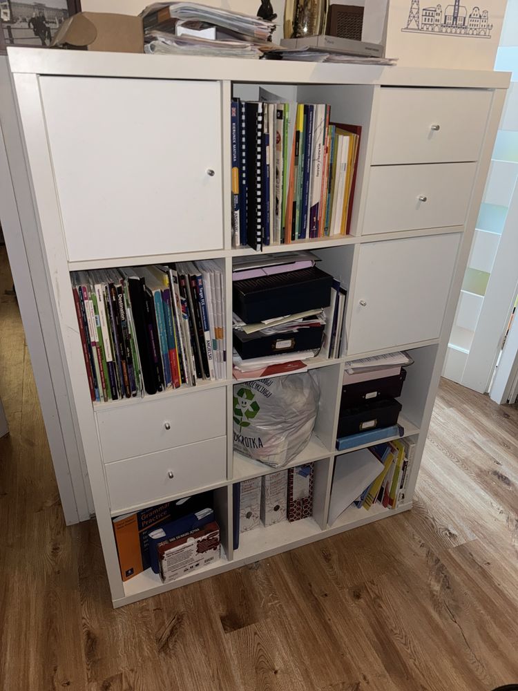 Ikea Kallax 4x3 z wkładami