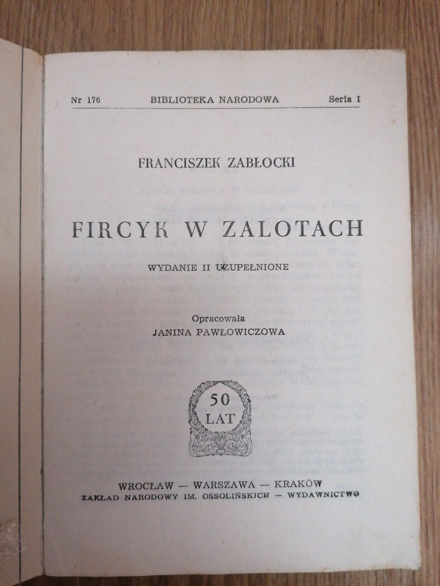 Firyc w zlotach - Franciszek Zabłocki