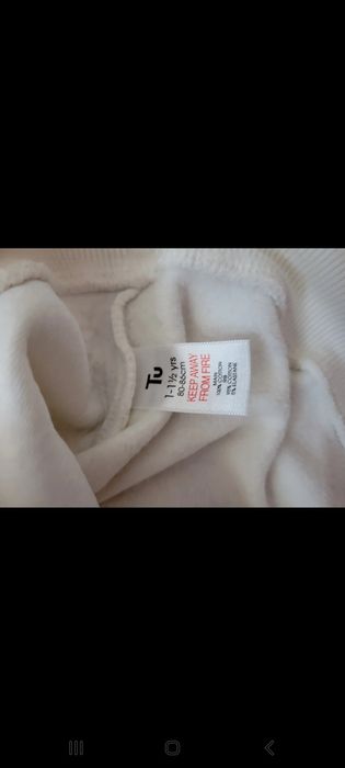 Ciepła bluza świąteczna 80/86