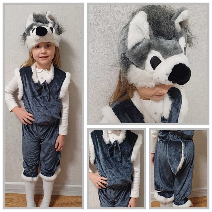 Оренда новорічних костюмів Ведмедик Білочка Вовк Лисичка Котик Зайчик