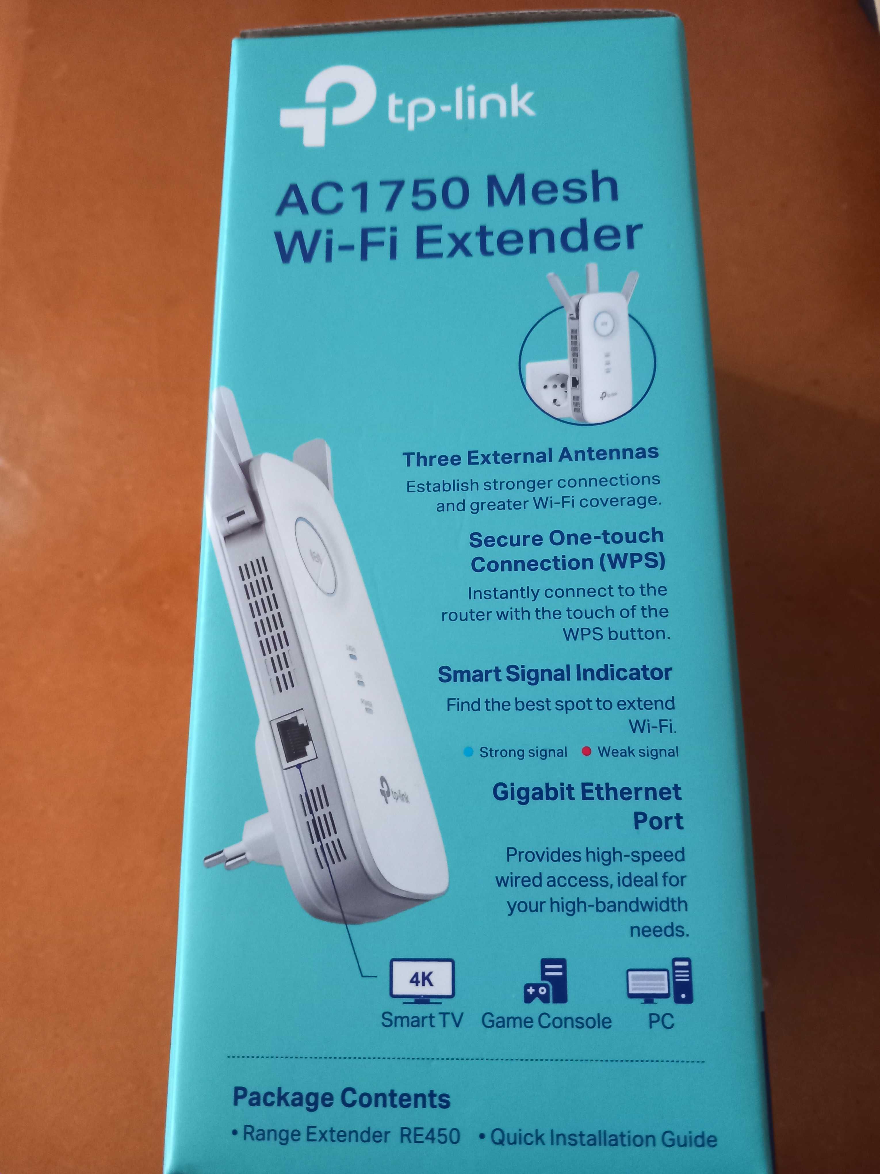 Tp-link AC 175 wi fi rande extender modelo RE 455