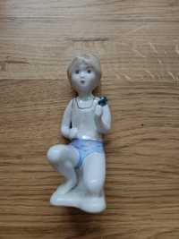 Figurka Porcelanowa Chłopiec Porcelana