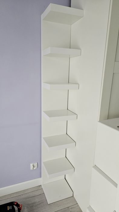 IKEA LACK półka ścienna, regał 190x30 cm BIAŁY