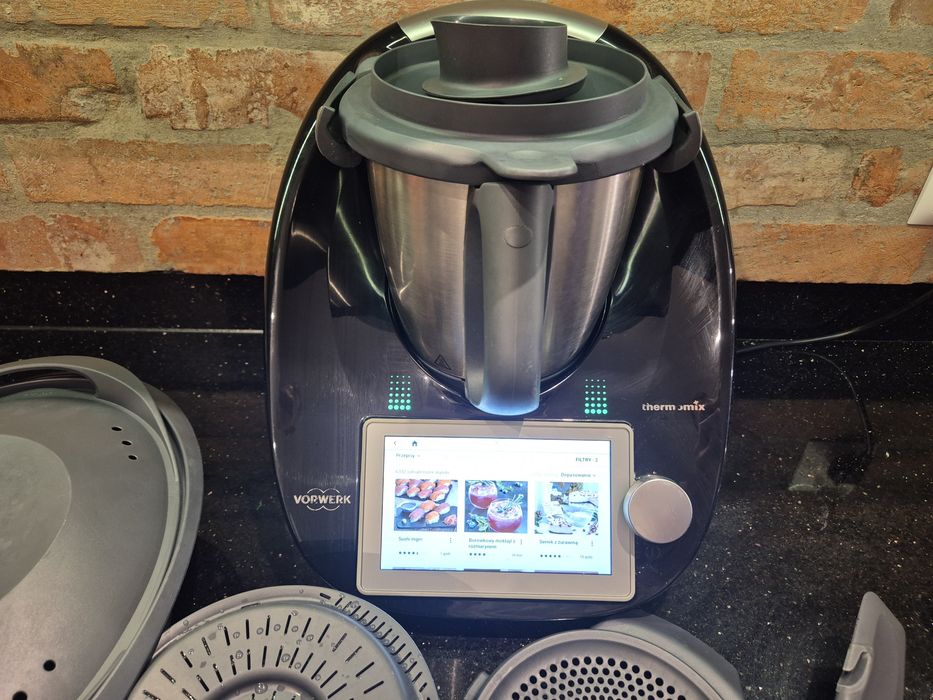 Thermomix tm6 czarny Varoma + akcesoria