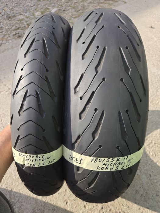 180/55R17 120 70 17 Michelin Road 5