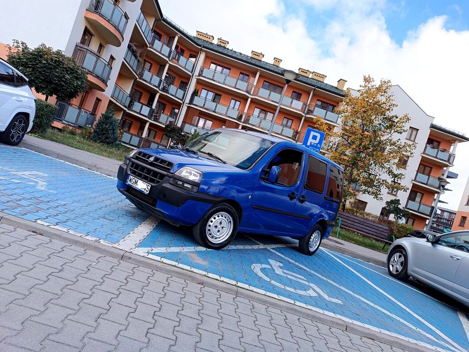 Fiat Doblo 1.9JTD 105KM 2003R 5-Osobowy#Salon Polska#I-Właściciel!!!