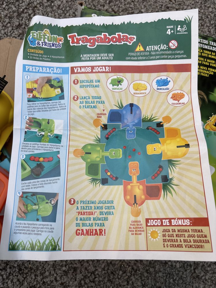 Jogo Tragabolas Hasbro 4+