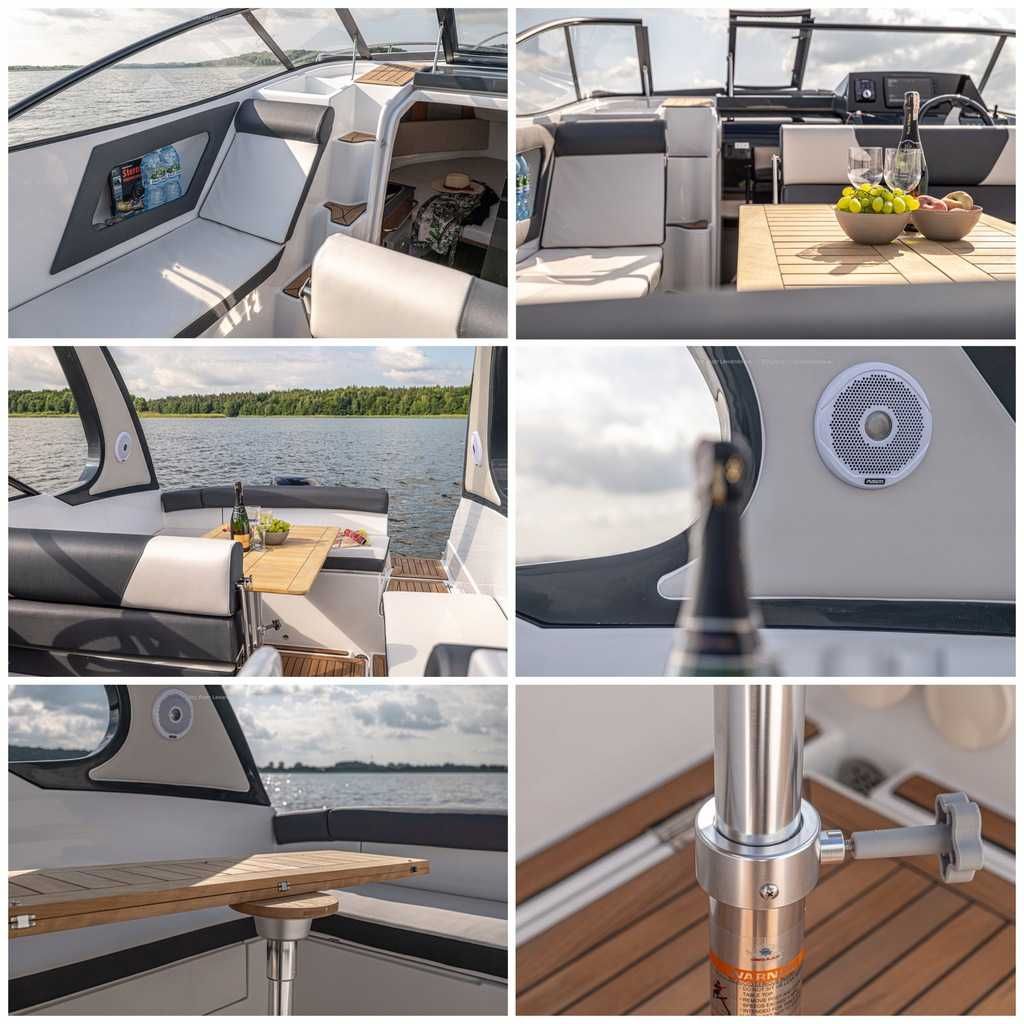 Sun sail wynajem łodzi motorowej MASSIV 695 Gdynia Gdańsk Sopot Hel