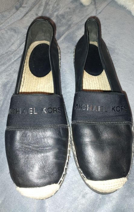 espadryle skórzane