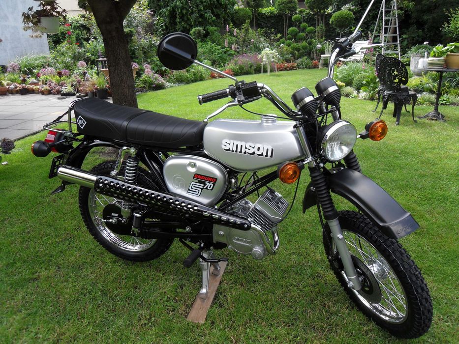 Simson S70 Enduro , tarczowy hamulec , Rozrusznik , Jak Nowy !!!