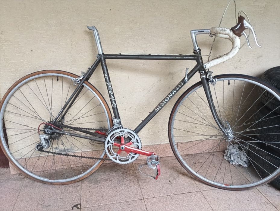 Oscar Simonato lata 80 włoska szosa ,,campagnolo ,chrom , Shimano 600