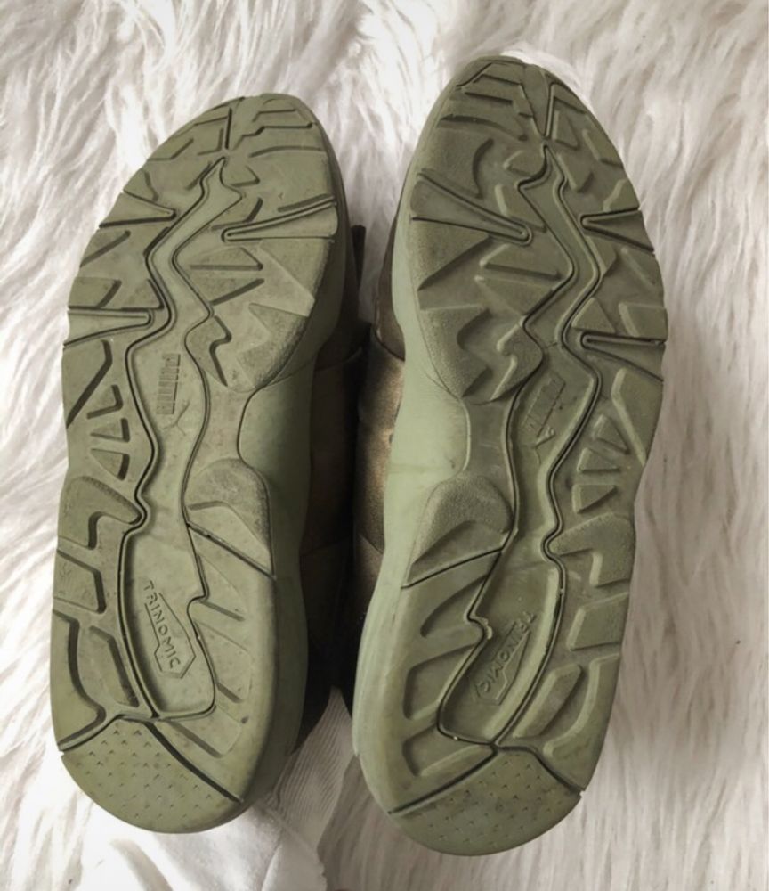 Puma Fenty X Rihanna bow sneaker womens Olive Branch 38
