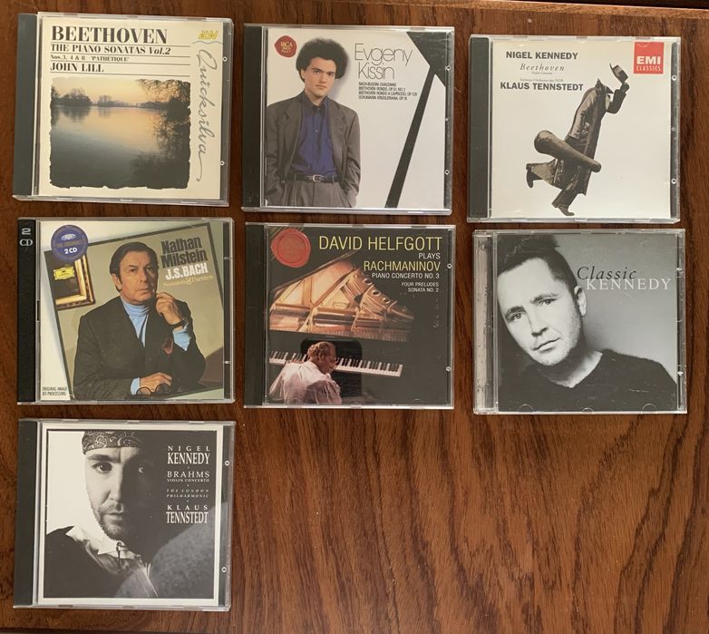 Colectânea de 7 CDs Evgeny Kissin, Nigel Kennedy outros - oportunidade
