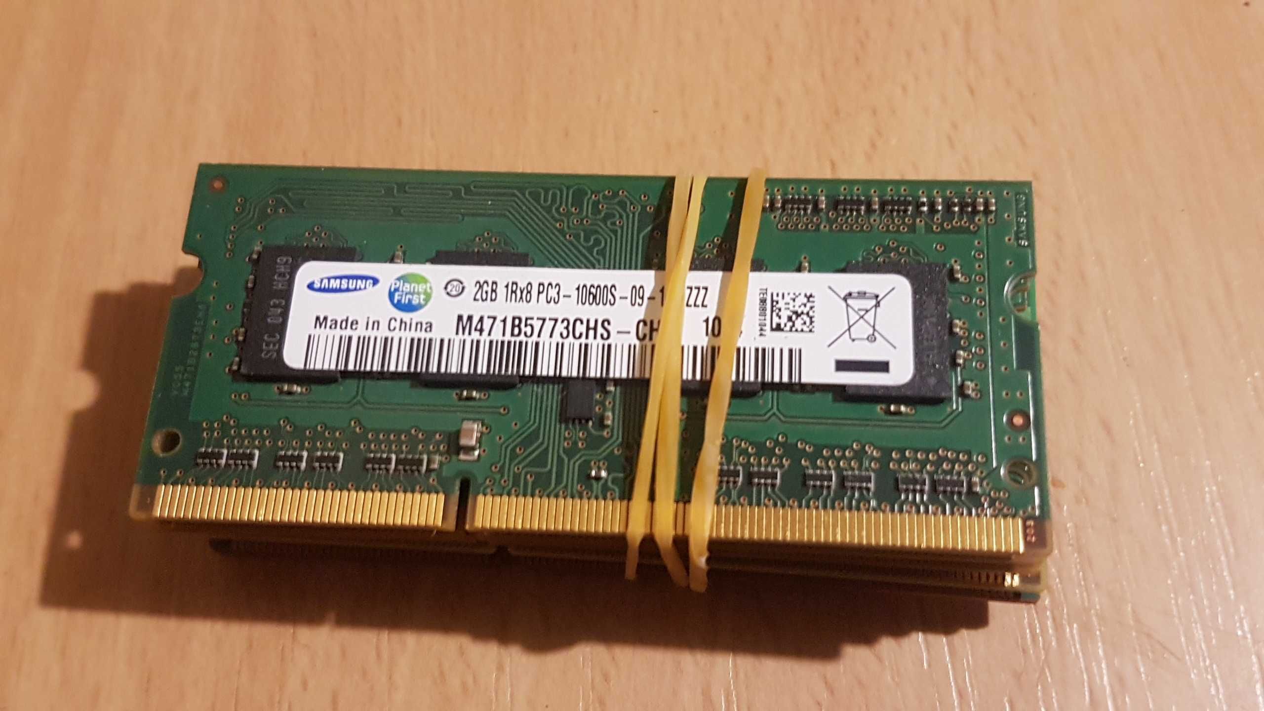 Pamięć RAM do laptopa 2GB DDR3 PC3 Hynix Samsung Kingston