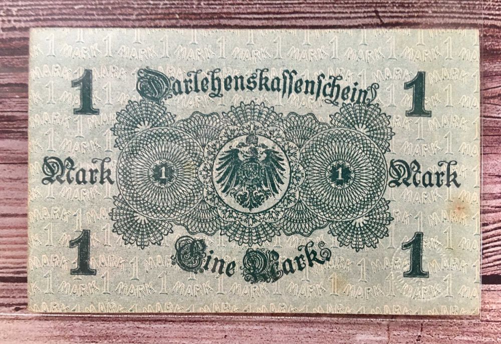 1 marka (Reichsmark) 1914 rok - Cesarstwo Niemieckie - stan aUNC - #5