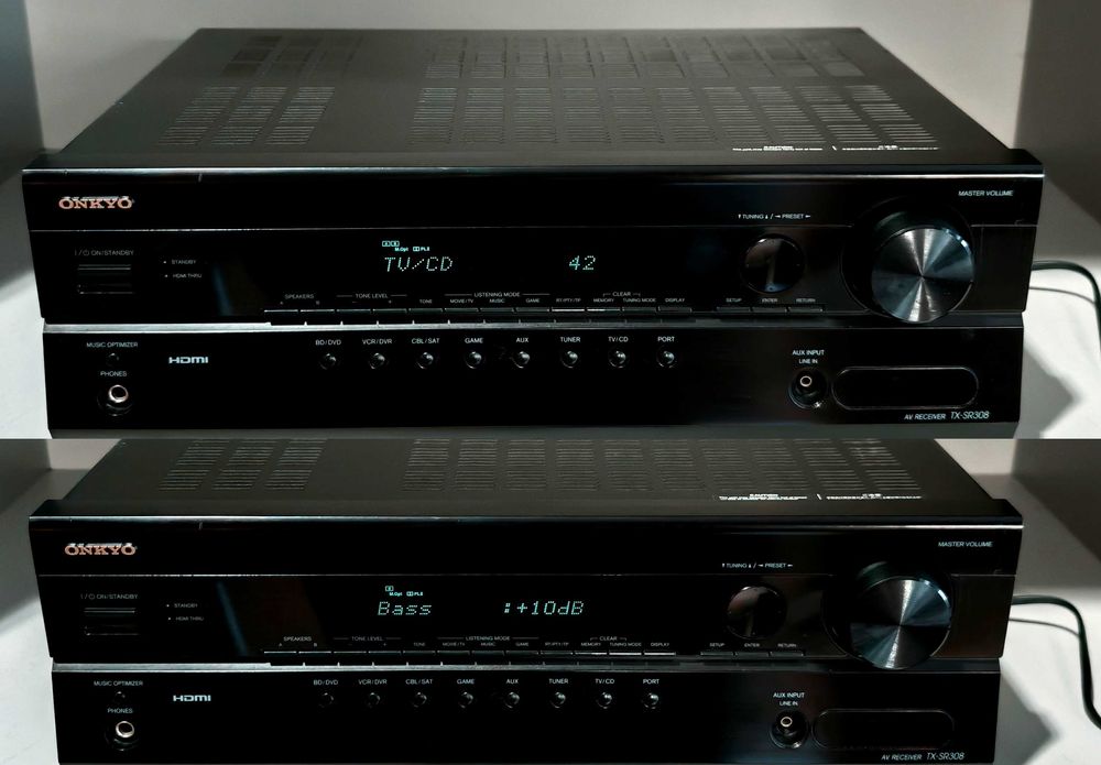 Amplituner Kina Domowego 5.1 Onkyo TX-SR308 DTS-HD Master Audio 4xHDMI
