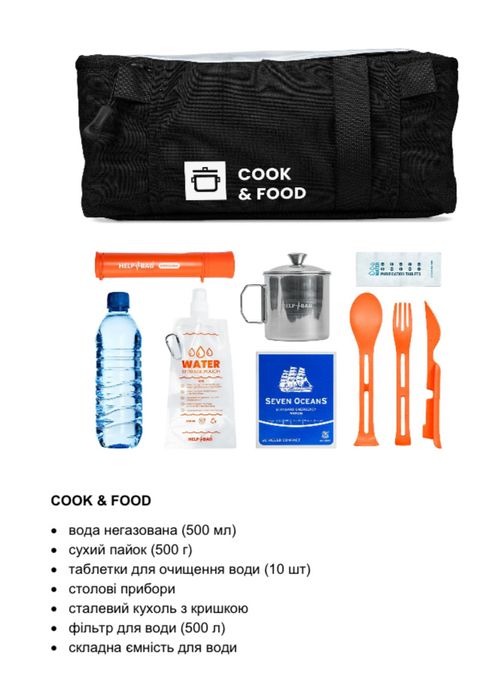 Аварійний набір для евакуації Help Bag Max - Shadow Black