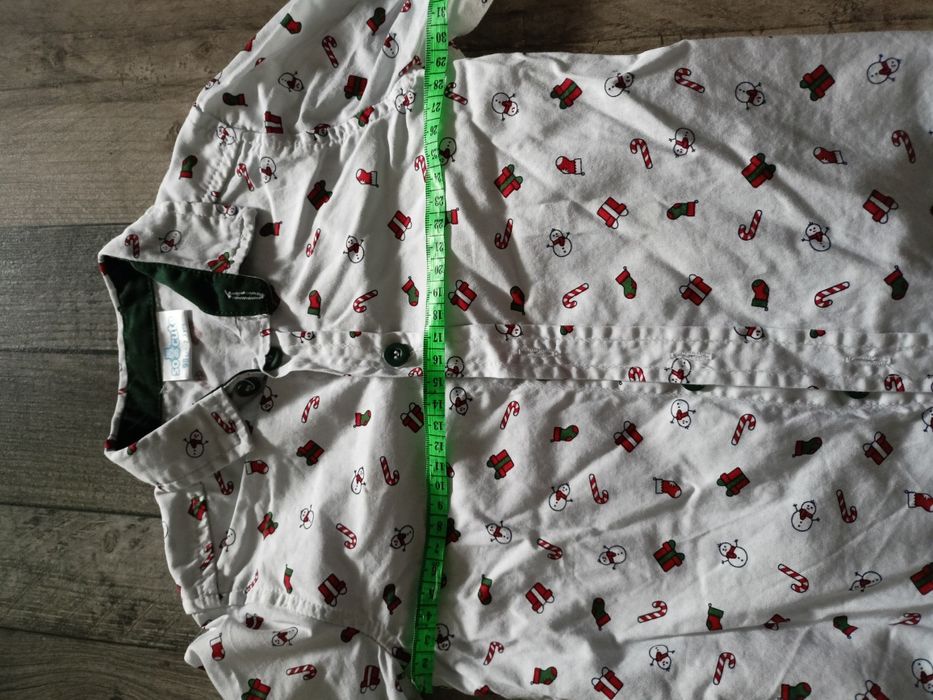 Świąteczna koszula 92 / 98 dla chłopca biała koszula elegancka święta