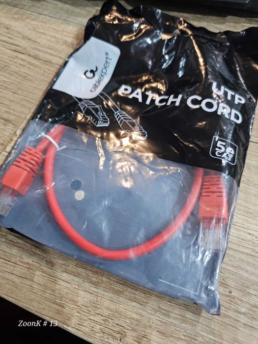 Kabel sieciowy kabel LAN 50 cm (3) Rj45