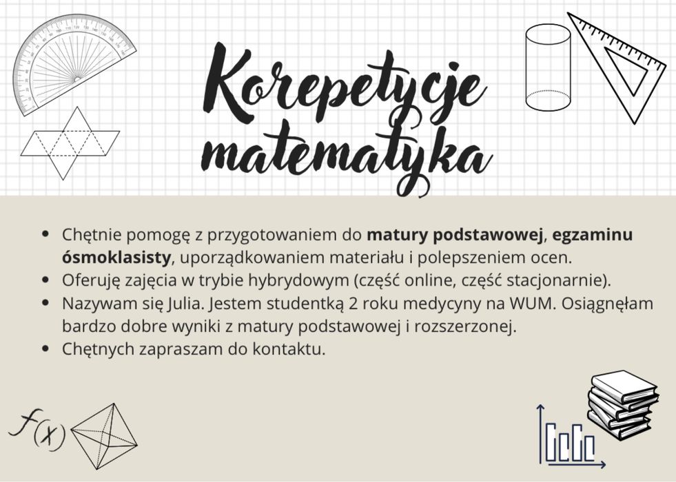 Korepetycje matematyka