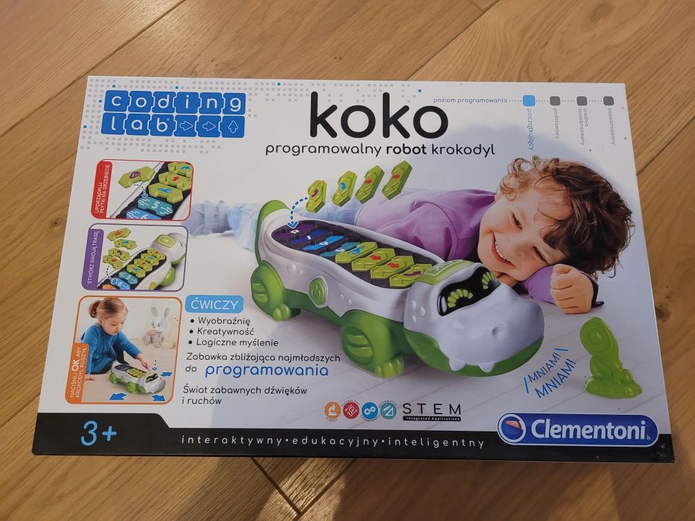 Koko programowalny krokodyl Clementoni