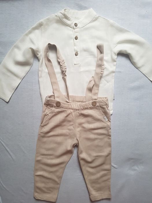 Komplet na chrzest dla chłopca wiek 12-18 miesięcy