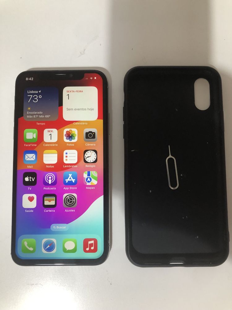 Iphone XS  ecra novo bateria 100%