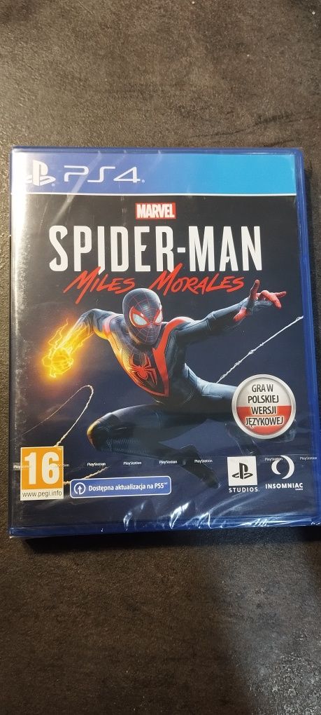 Spiderman Miles Morales ps4 Nowa w folii