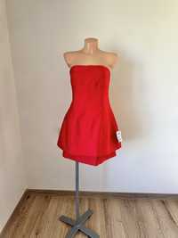 Czerwona krótka sukienka ASOS rozmiar 40/42 wesele ślub komunia