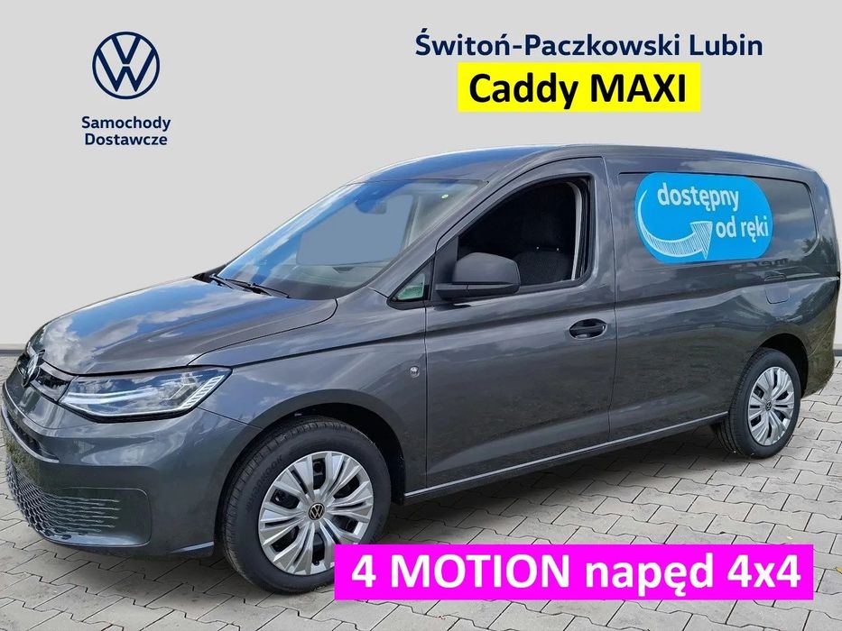 Volkswagen Caddy  Cargo Maxi 4x4, OD RĘKI, ledy, hak holowniczy