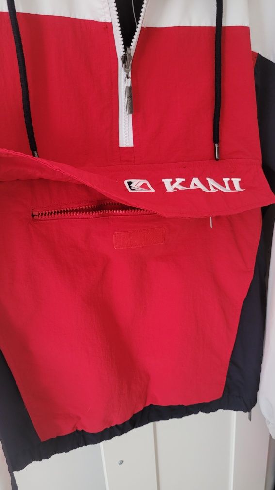 Stylowa kurtka Karl Kani Retro roz. S – jak nowa, dwustronna!