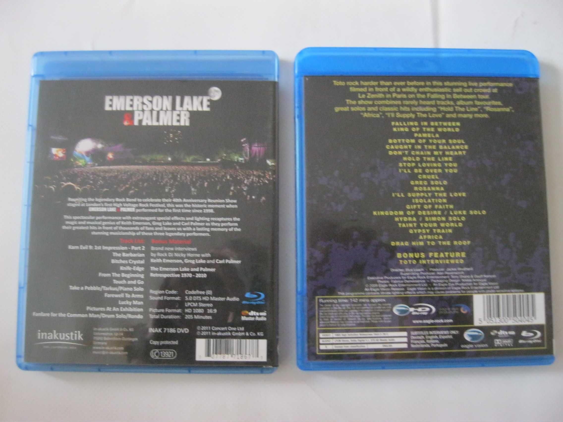Blu-ray Toto / Emerson Lake & Palmer /na sztuki