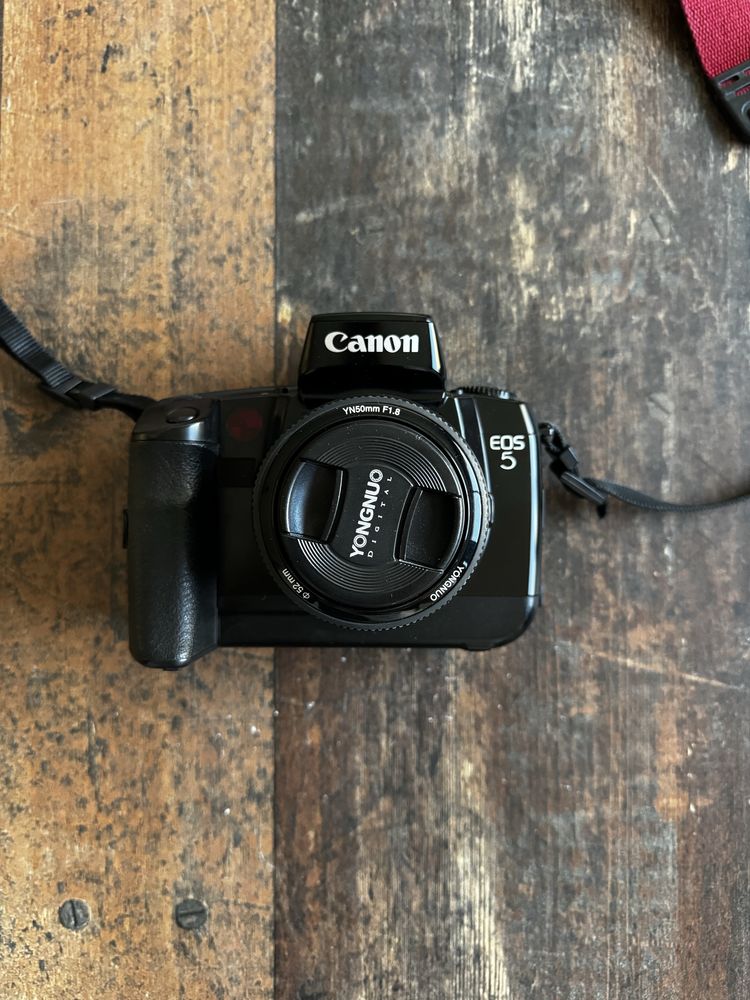Canon EOS 5 com Yongnuo 50mm 1.8f