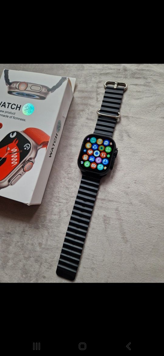 Watch ultra 2, amoled, komplet,  Smartwatch jest nowy