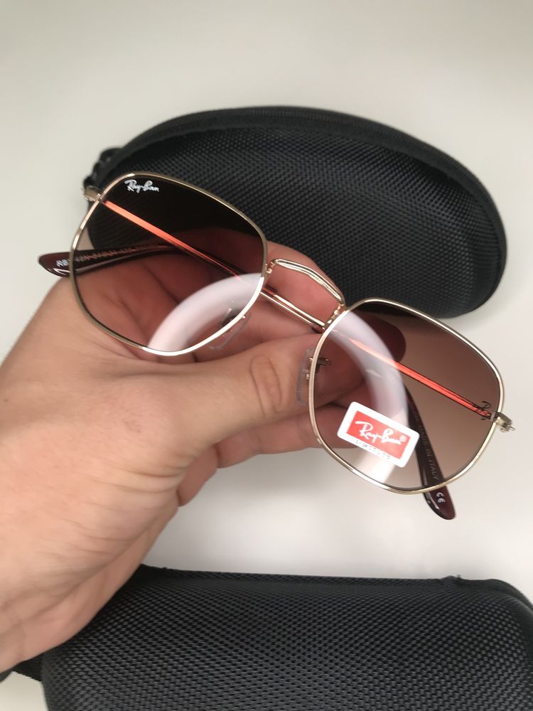 Модные очки Ray Ban Hexagonal Хектогонал мужские/женские