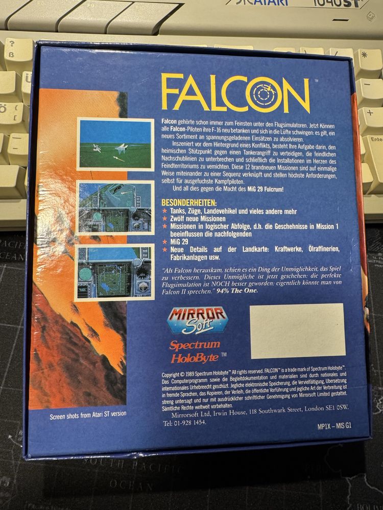 Falcon Mision ATARI ST, PLAKAT!